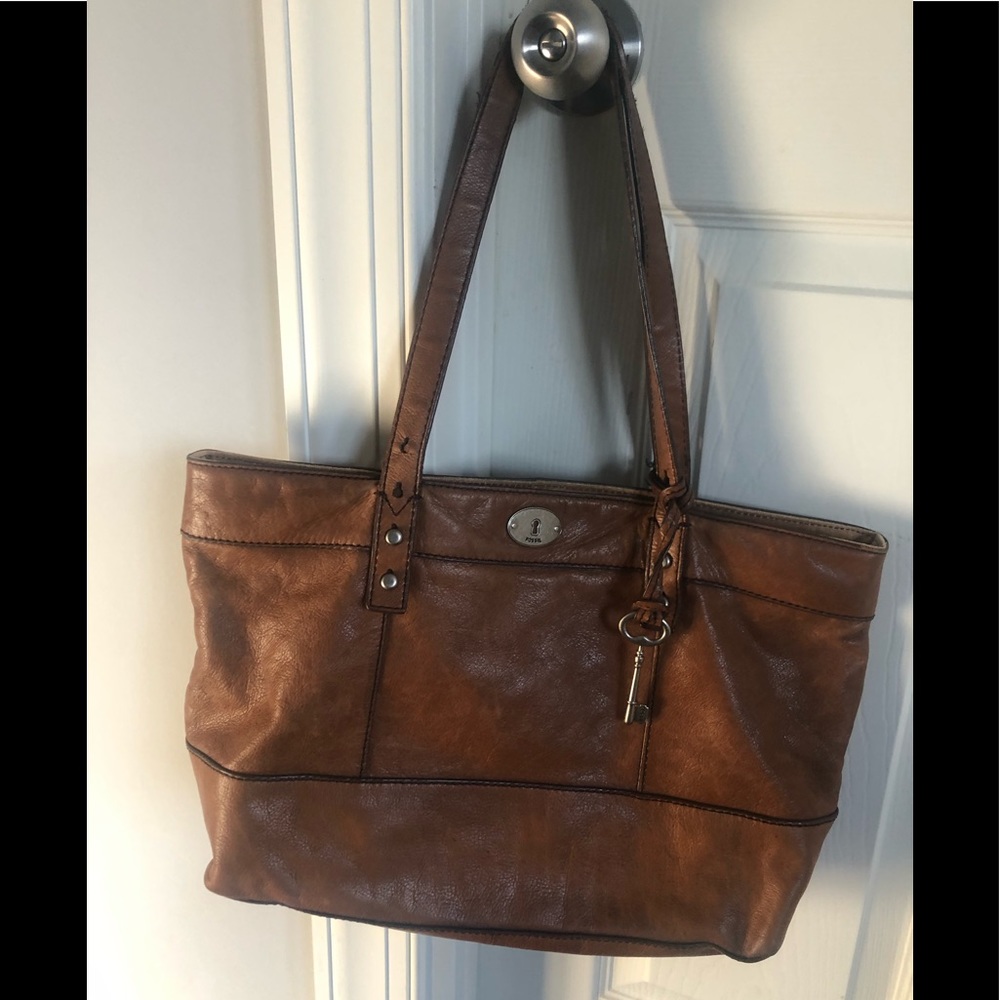 Leather Fossil Bag